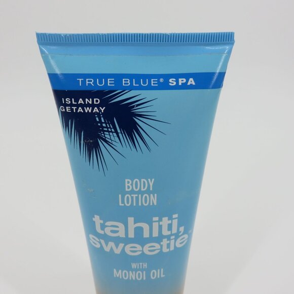 True Blue Spa Tahiti Sweetie Monoi Oil Body Lotion 8oz USED See Current Weight - Picture 3 of 12